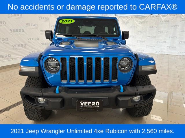 Used 2021 Jeep Wrangler Unlimited Rubicon 4XE with VIN 1C4JJXR61MW703241 for sale in Morris, Minnesota