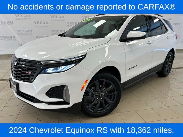 Used 2024 Chevrolet Equinox RS with VIN 3GNAXWEG3RS205043 for sale in Morris, Minnesota