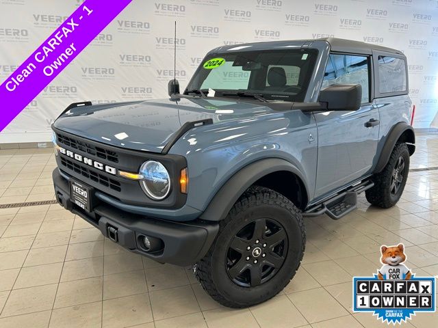 Certified 2024 Ford Bronco 2-Door Black Diamond with VIN 1FMDE1AH8RLA35700 for sale in Morris, Minnesota
