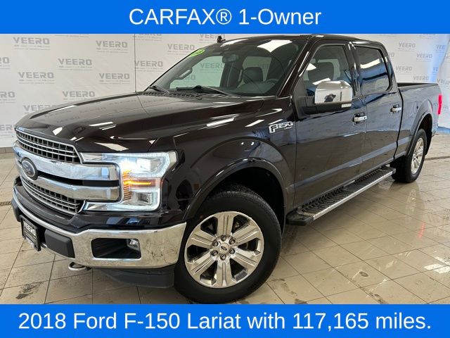 Used 2018 Ford F-150 Lariat with VIN 1FTFW1EG1JFD61014 for sale in Morris, Minnesota