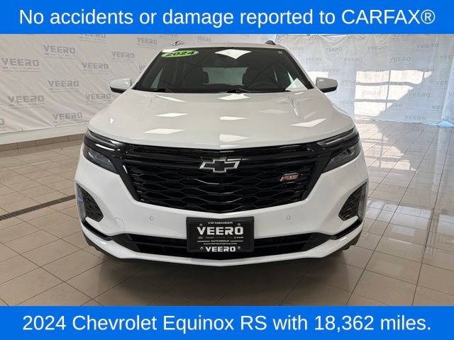 Used 2024 Chevrolet Equinox RS with VIN 3GNAXWEG3RS205043 for sale in Morris, Minnesota