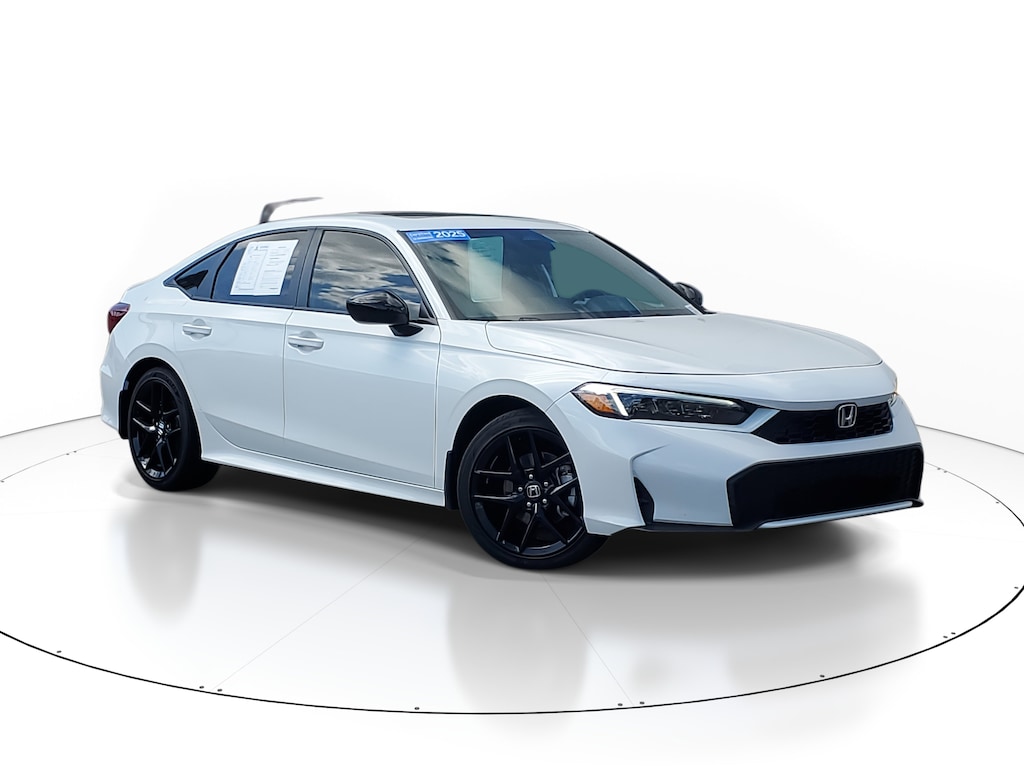 Certified 2025 Honda Civic Sedan Hybrid Sport Sport CVT