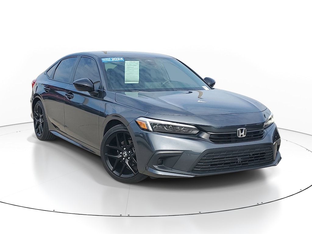 Certified 2024 Honda Civic Sedan Sport Sport CVT