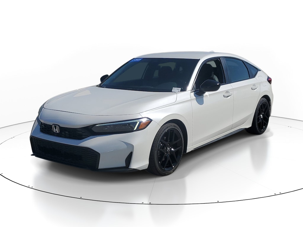 Certified 2025 Honda Civic Hatchback Sport Sport CVT