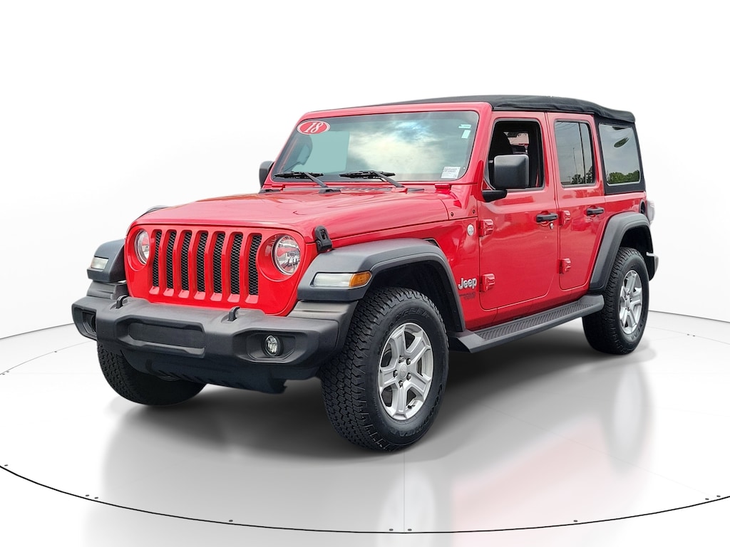Used 2018 Jeep Wrangler Unlimited Sport 4x4 SUV