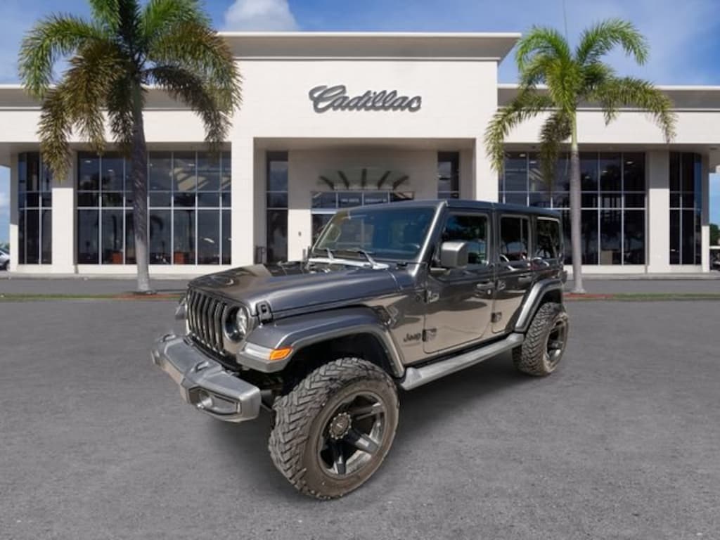 Used 2021 Jeep Wrangler Unlimited Sahara Altitude 4x4 SUV