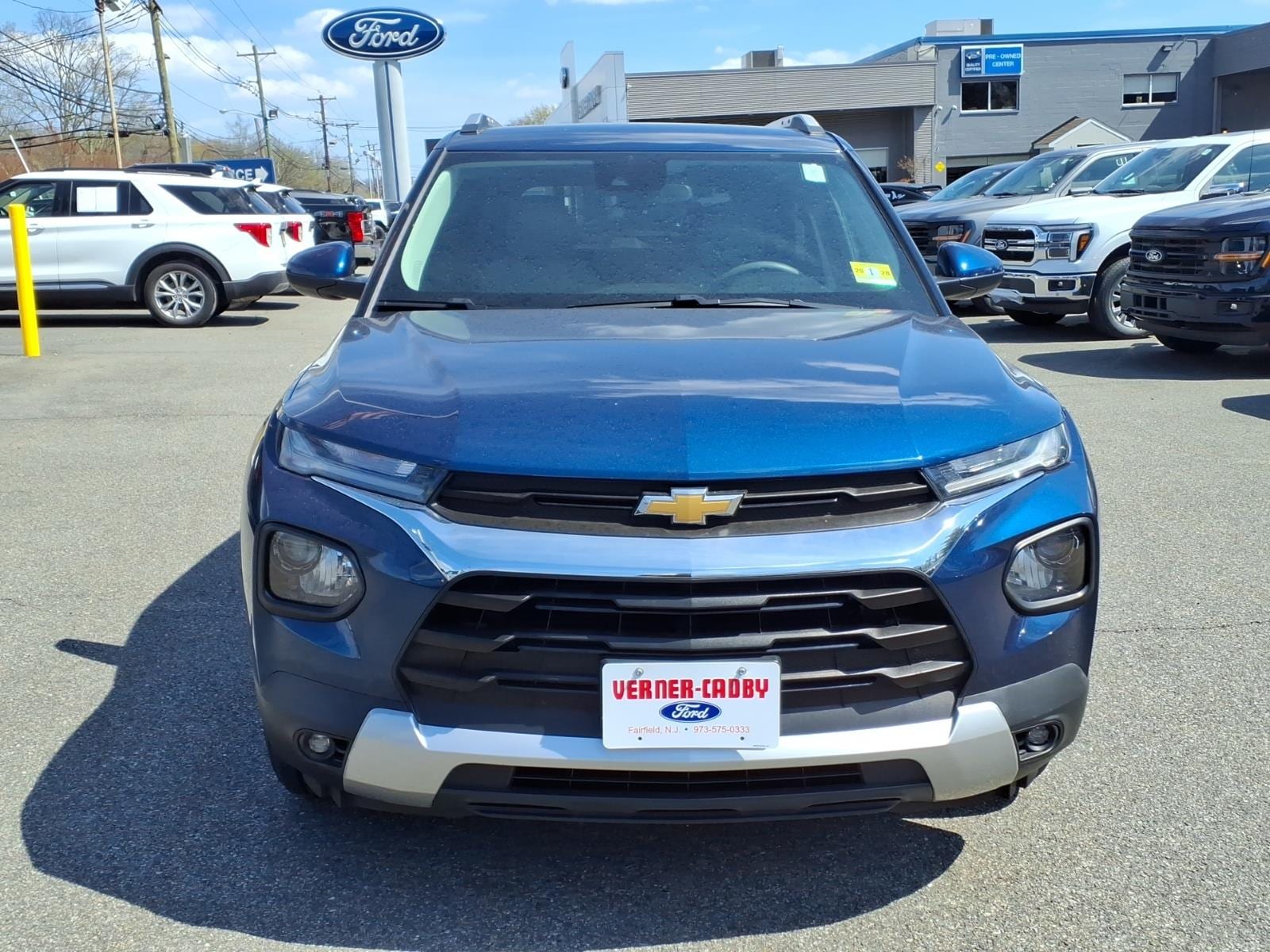 Used 2021 Chevrolet Trailblazer LT with VIN KL79MRSL2MB078178 for sale in Fairfield, NJ
