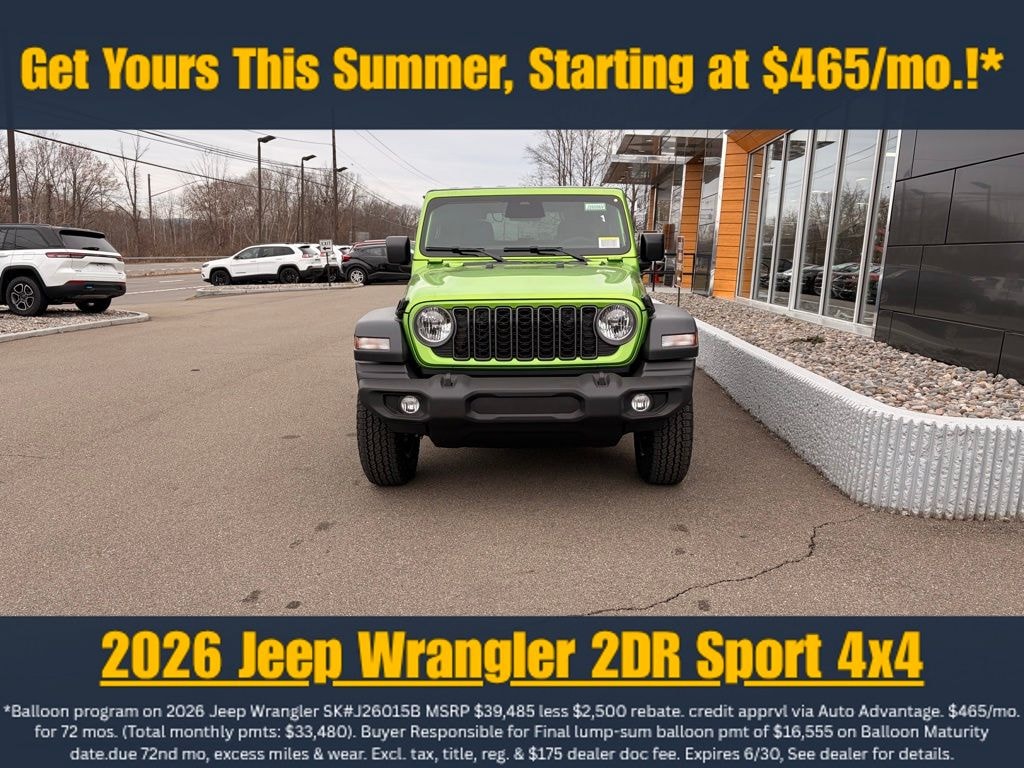 New 2026 Jeep Wrangler Sport S Sport Utility