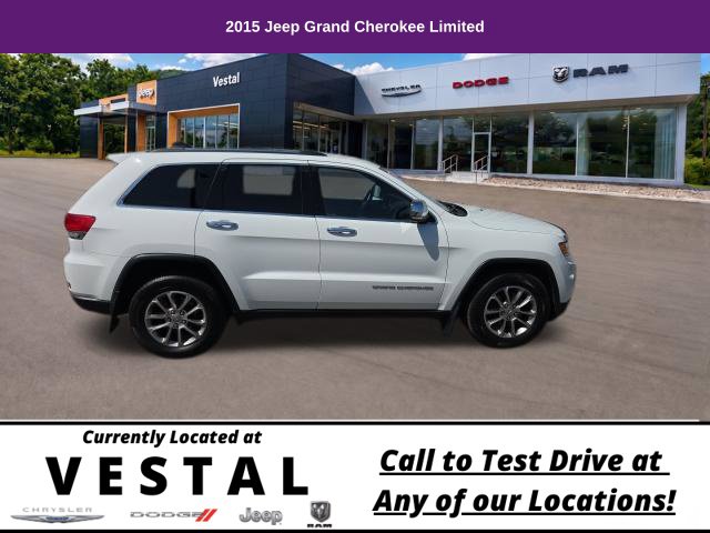 Used 2015 Jeep Grand Cherokee Limited with VIN 1C4RJFBG7FC227906 for sale in Vestal, NY