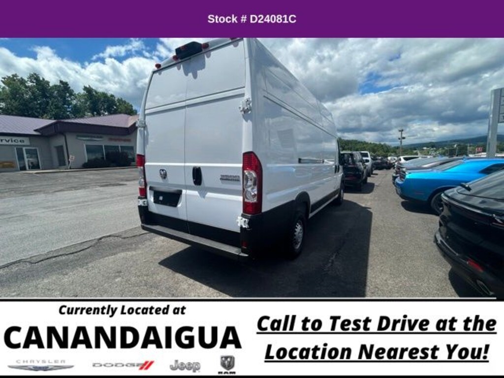 Used 2024 Ram Promaster 3500 Super High Roof Cargo Van