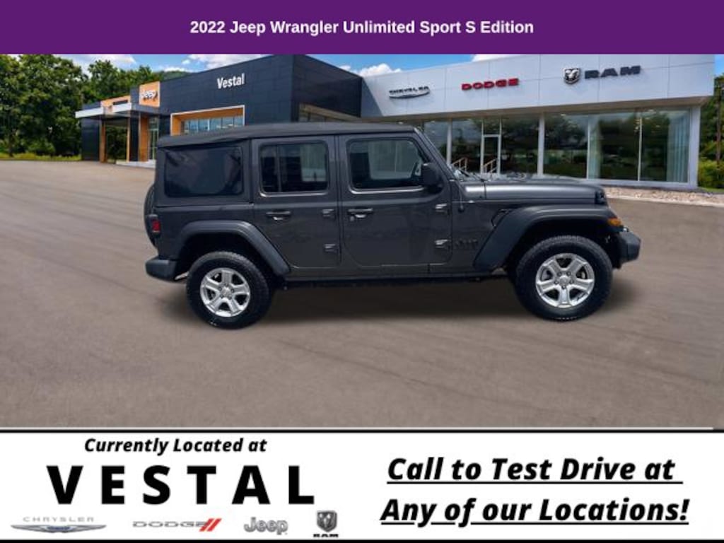 Used 2022 Jeep Wrangler Unlimited Sport SUV