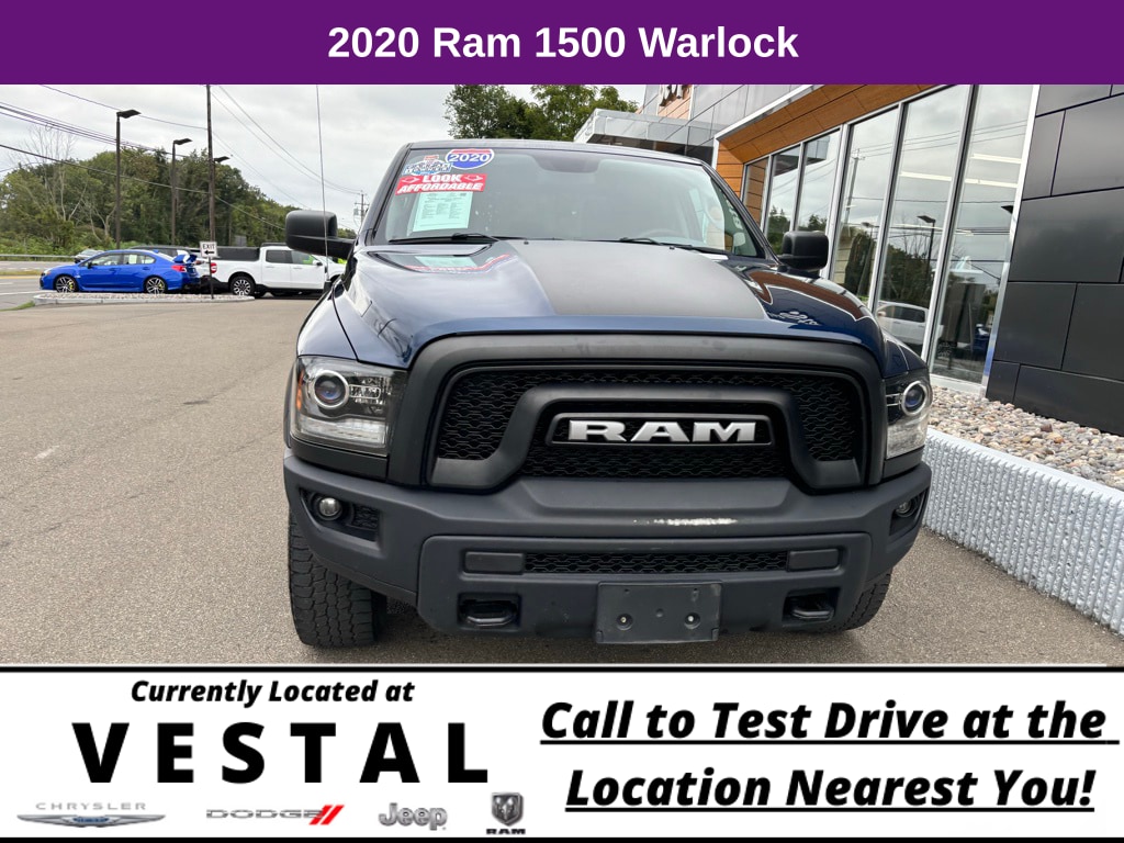 Used 2020 RAM Ram 1500 Classic Warlock with VIN 1C6RR7GG8LS141312 for sale in Vestal, NY