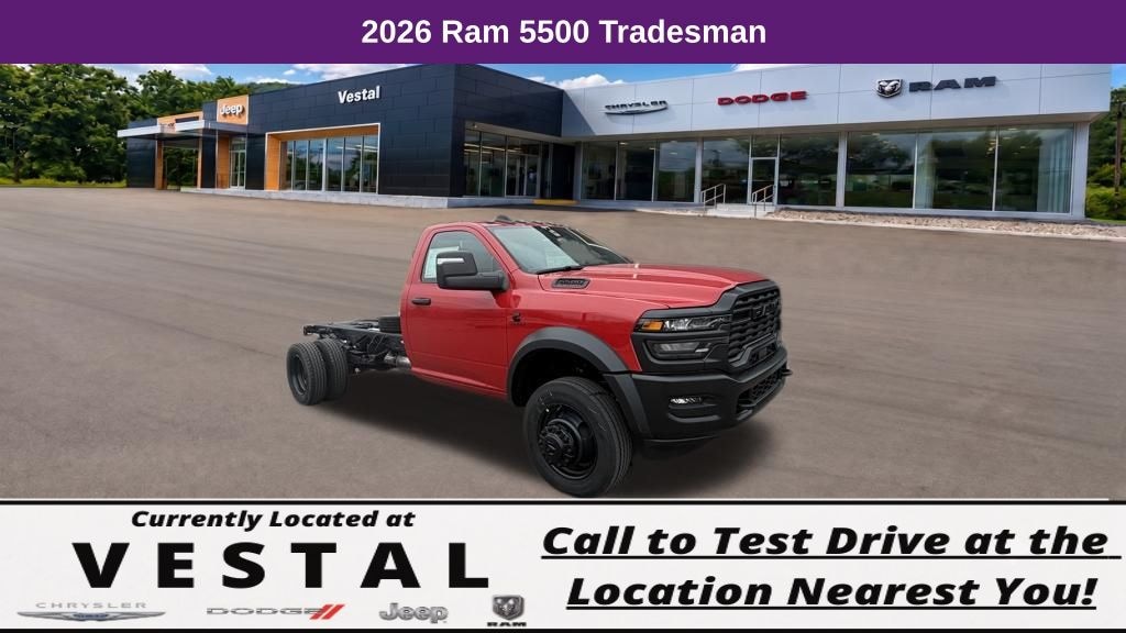 New 2026 Ram 5500HD Tradesman Pickup