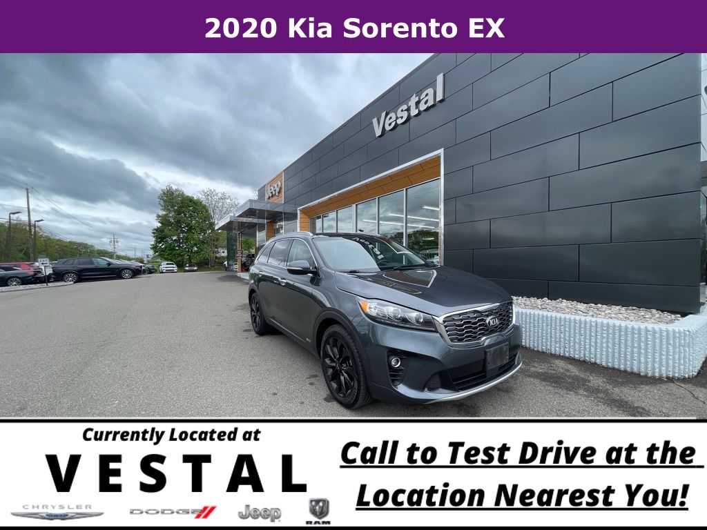 Used 2020 Kia Sorento EX with VIN 5XYPHDA50LG693787 for sale in Vestal, NY
