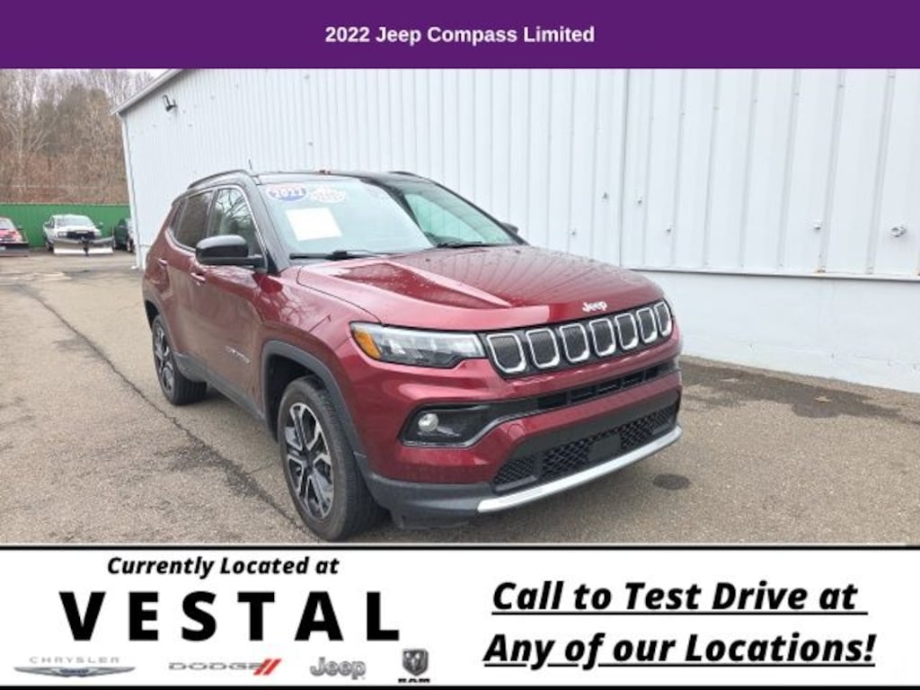 Used 2022 Jeep Compass Limited SUV