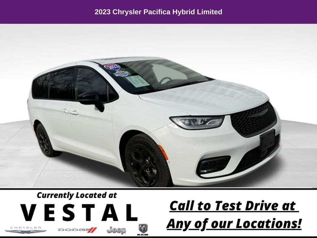 Used 2023 Chrysler Pacifica Plug-In Hybrid Limited Van Passenger Van