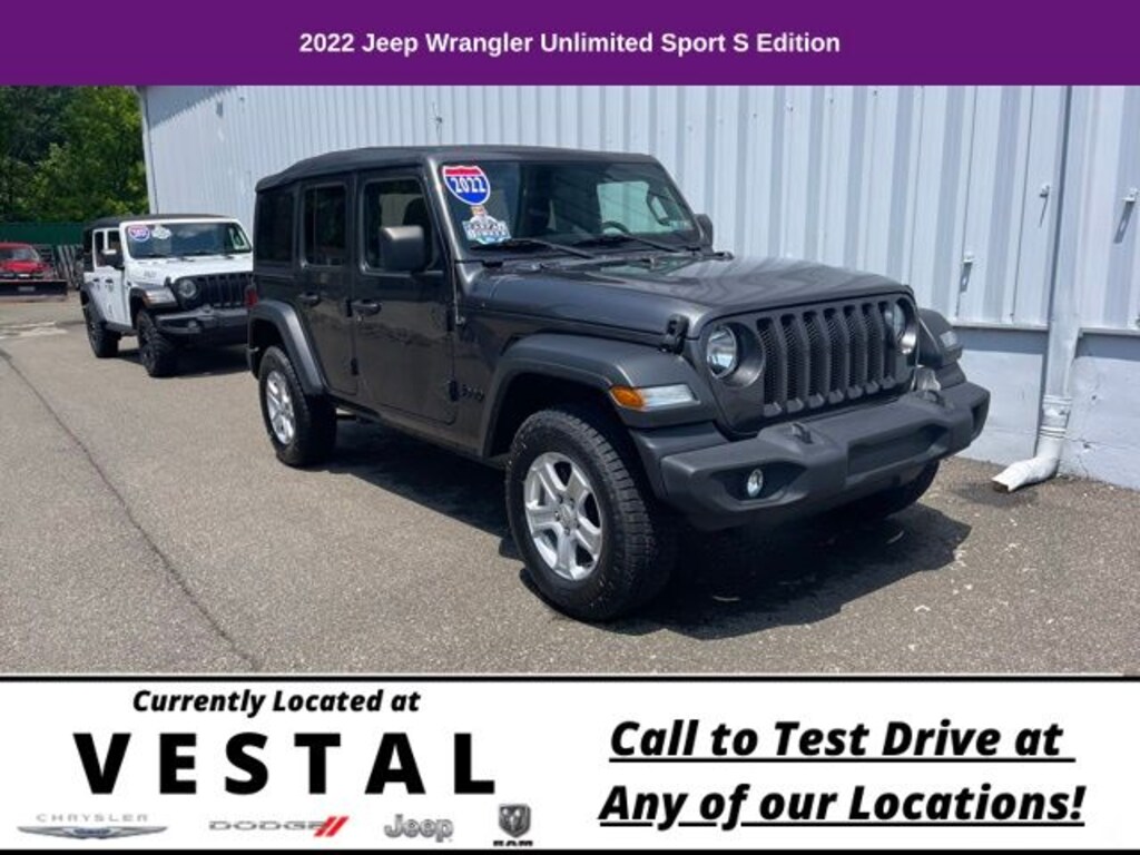 Used 2022 Jeep Wrangler Unlimited Sport S SUV