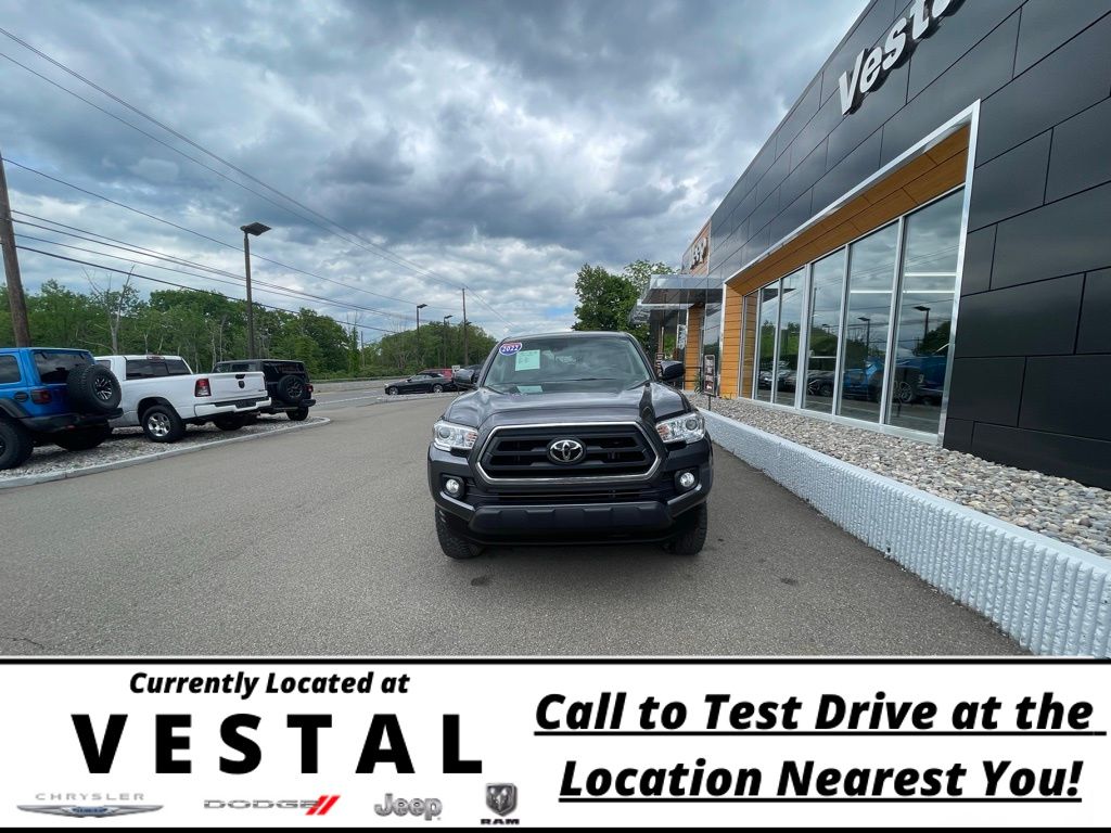 Used 2022 Toyota Tacoma SR5 with VIN 3TMCZ5AN7NM530139 for sale in Vestal, NY