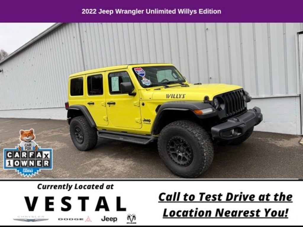 Used 2022 Jeep Wrangler Unlimited Sport SUV