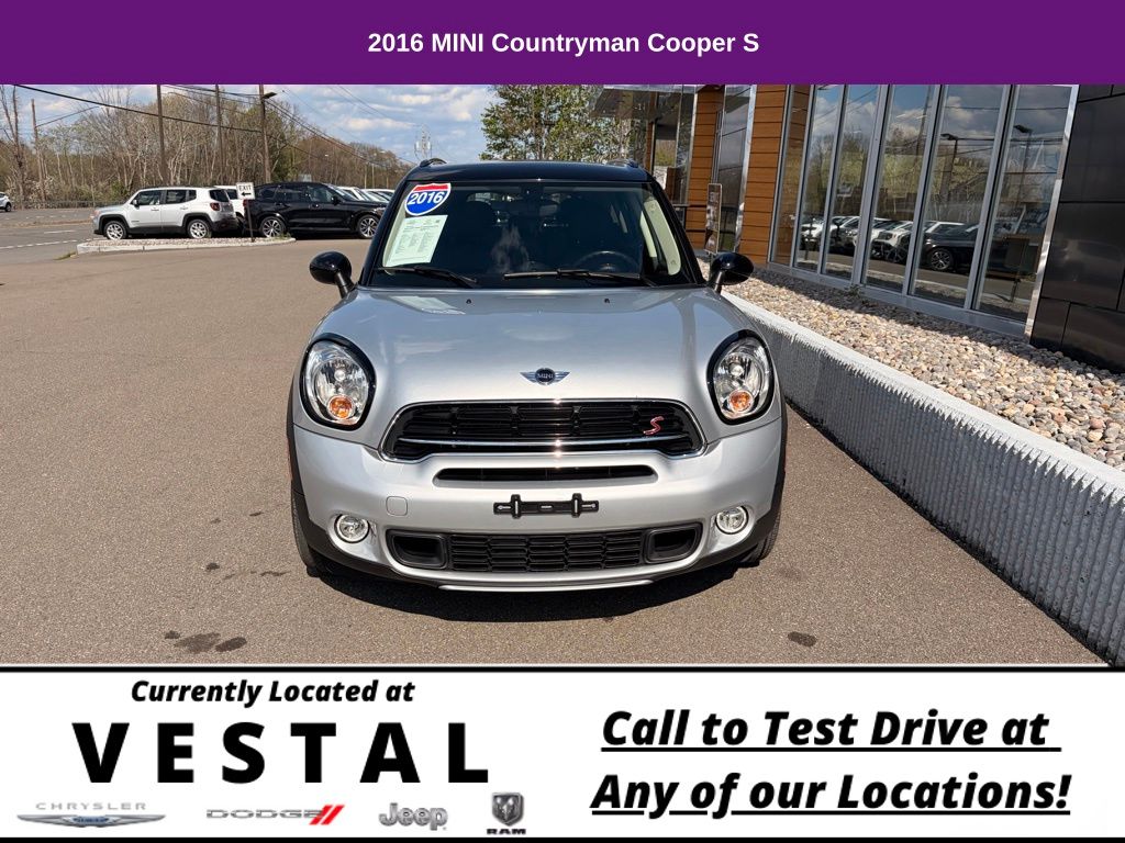 Used 2016 MINI Countryman Countryman S with VIN WMWZC5C5XGWU04897 for sale in Vestal, NY