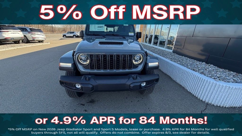 New 2026 Jeep Gladiator Sport S Pickup