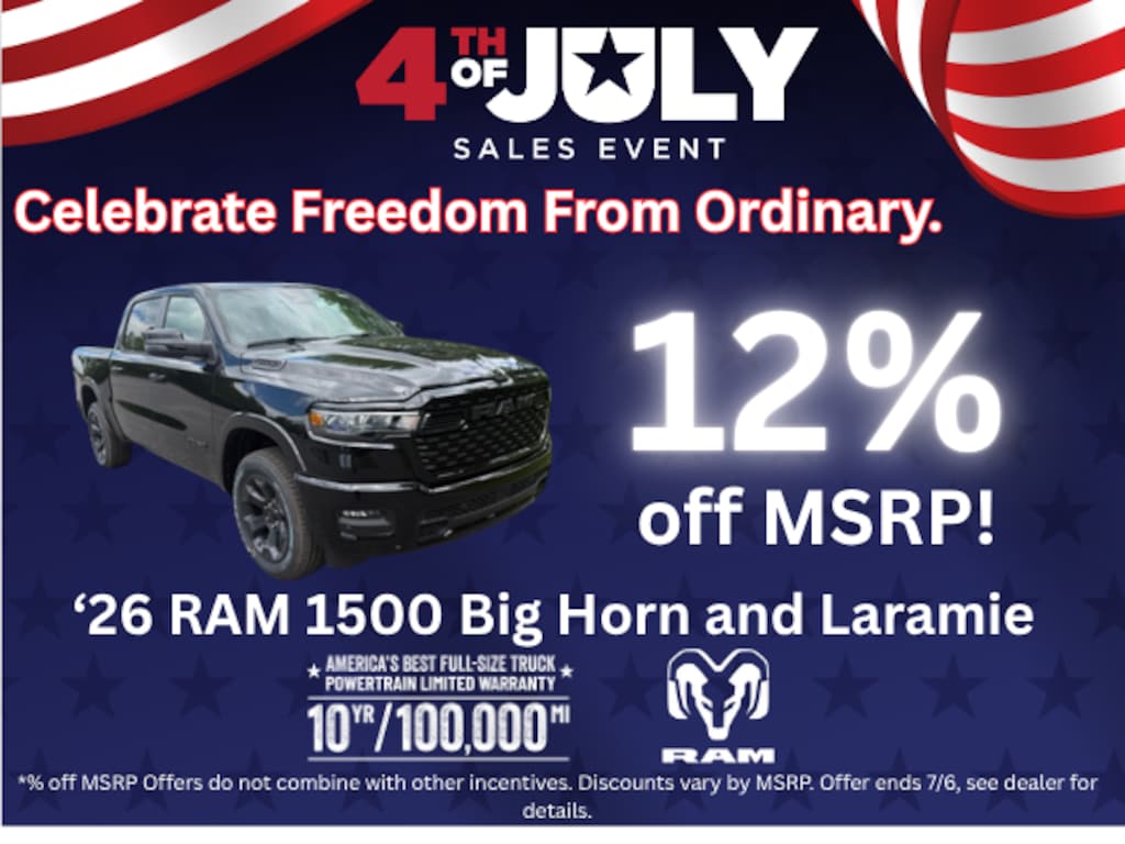 New 2026 Ram 1500 Laramie Pickup
