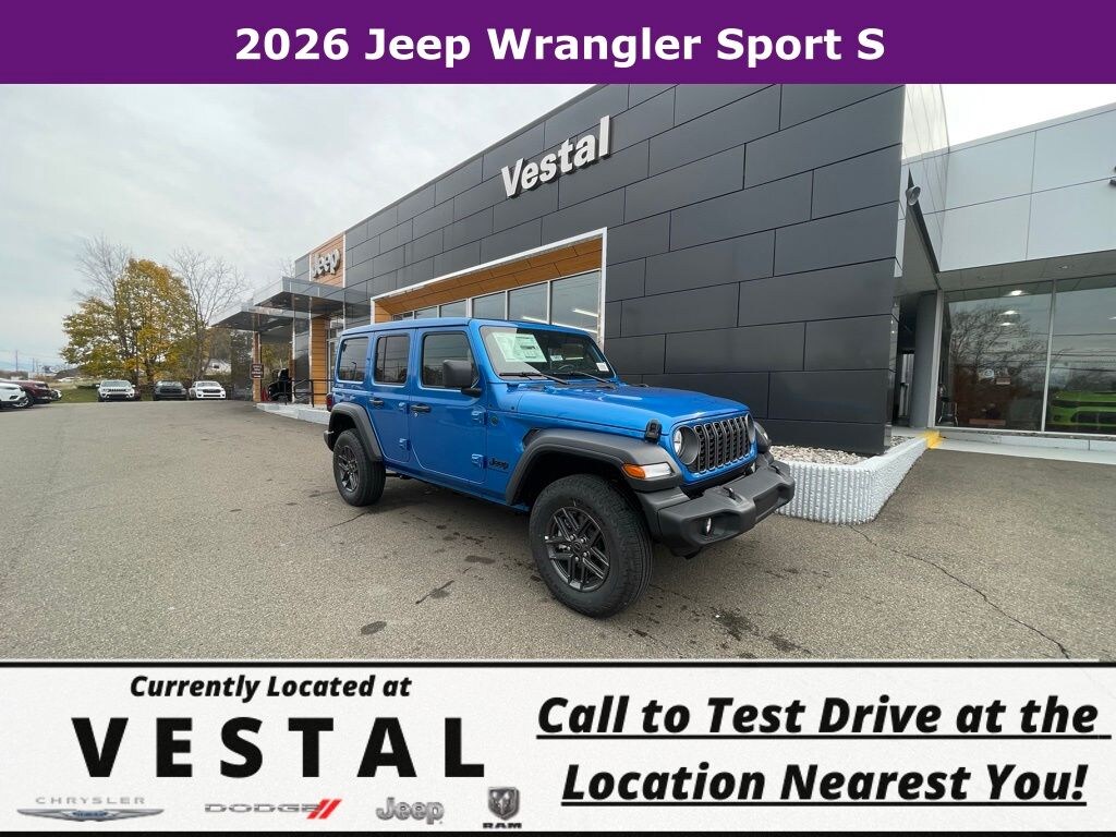 New 2026 Jeep Wrangler Sport S Sport Utility