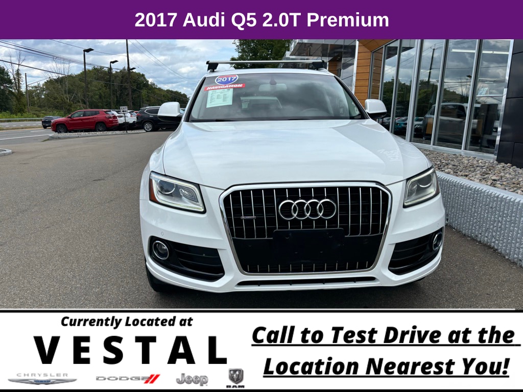 Used 2017 Audi Q5 Premium with VIN WA1C2AFP1HA072570 for sale in Vestal, NY