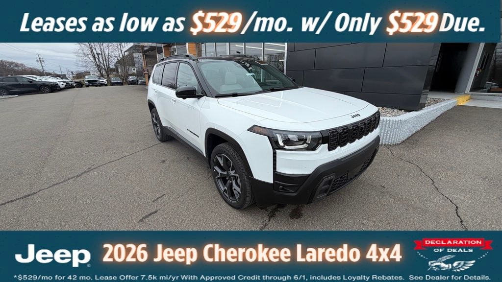 New 2026 Jeep Cherokee Overland Sport Utility
