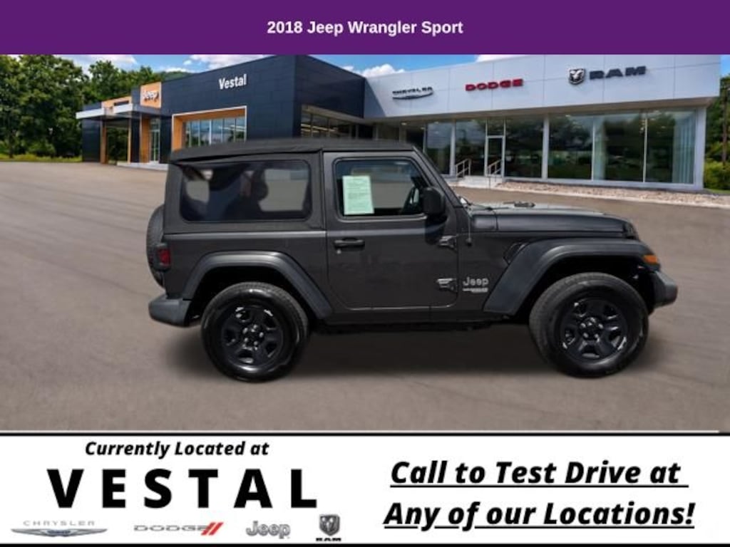 Used 2018 Jeep Wrangler Sport SUV
