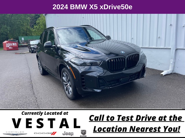 Used 2024 BMW X5 50e with VIN 5UX43EU07R9U24234 for sale in Vestal, NY