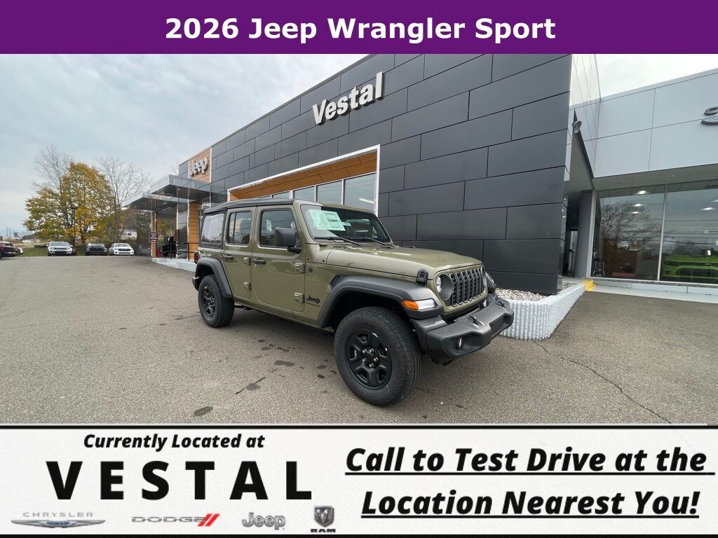 New 2026 Jeep Wrangler Sport Sport Utility