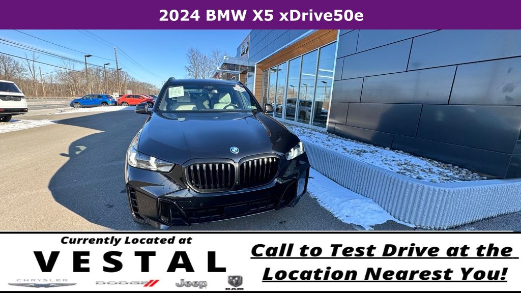 Used 2024 BMW X5 50e with VIN 5UX43EU07R9U24234 for sale in Vestal, NY