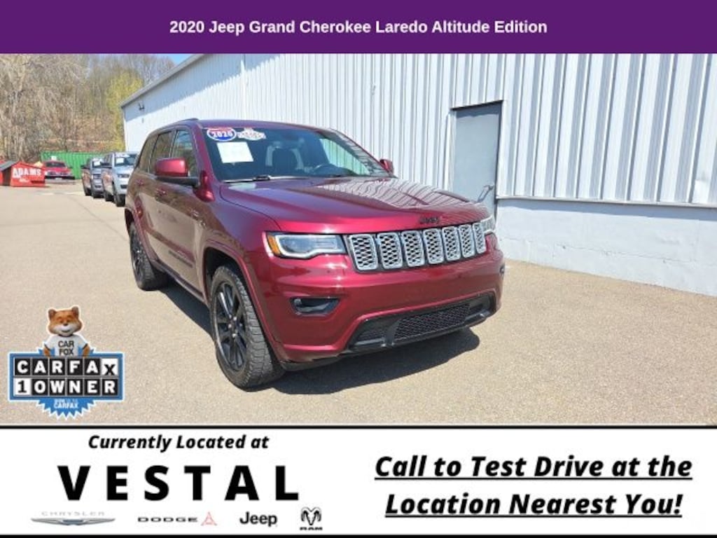 Used 2020 Jeep Grand Cherokee Laredo SUV