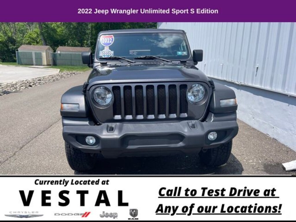 Used 2022 Jeep Wrangler Unlimited Sport S SUV