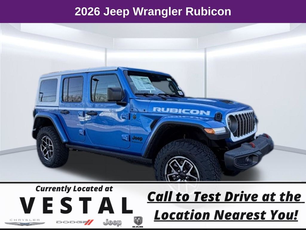 New 2026 Jeep Wrangler Rubicon Sport Utility