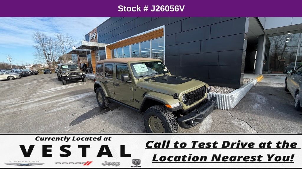 New 2026 Jeep Wrangler Willys 41 Sport Utility