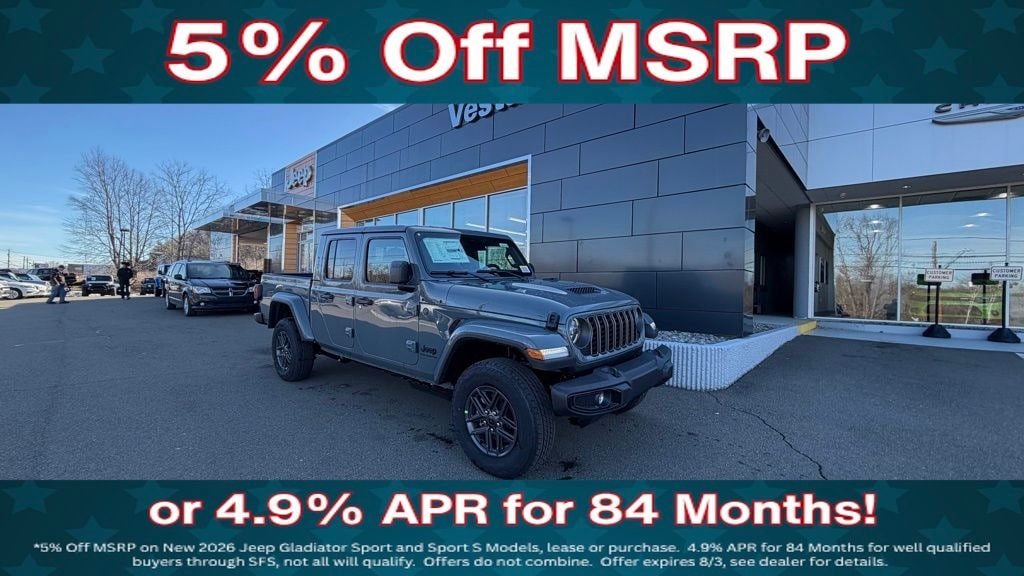 New 2026 Jeep Gladiator Sport S Pickup