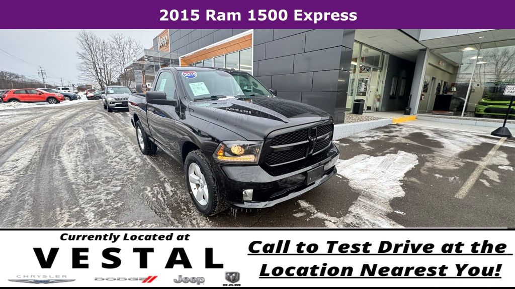 Used 2015 RAM Ram 1500 Pickup Express with VIN 3C6JR6AG2FG569789 for sale in Vestal, NY
