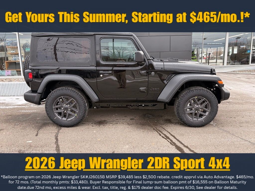 New 2026 Jeep Wrangler Sport S Sport Utility