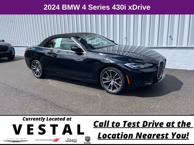 Used 2024 BMW 4 Series 430i with VIN WBA43AT06RCR06446 for sale in Vestal, NY