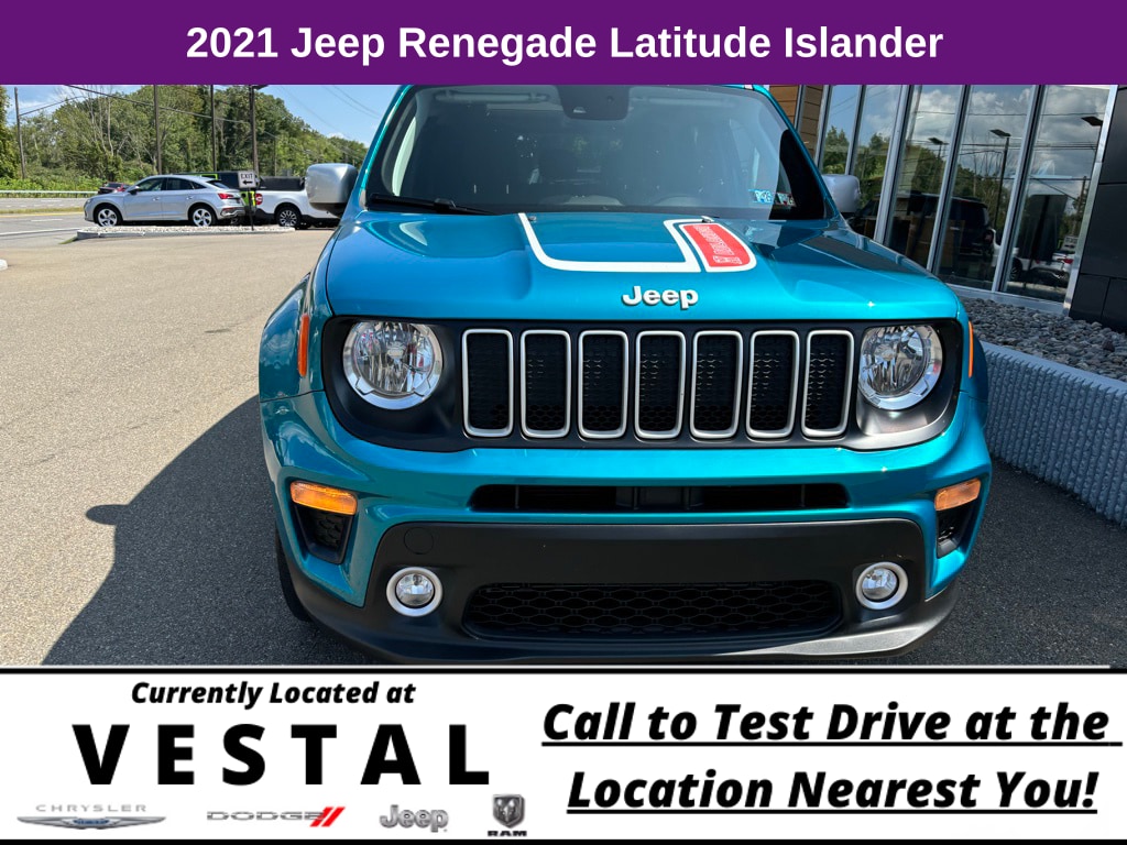 Used 2021 Jeep Renegade Islander with VIN ZACNJDBB4MPM75785 for sale in Vestal, NY