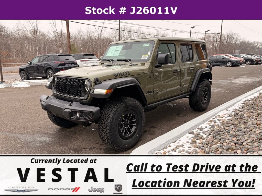 New 2026 Jeep Wrangler Willys Sport Utility