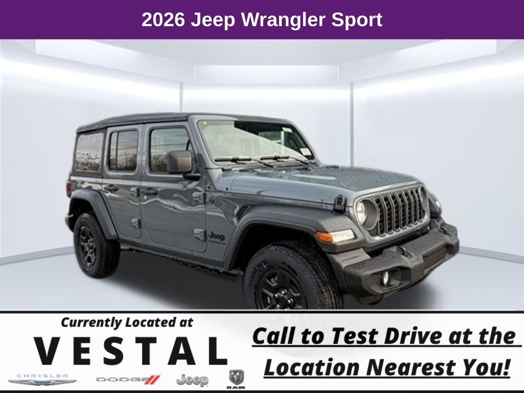 New 2026 Jeep Wrangler Sport Sport Utility