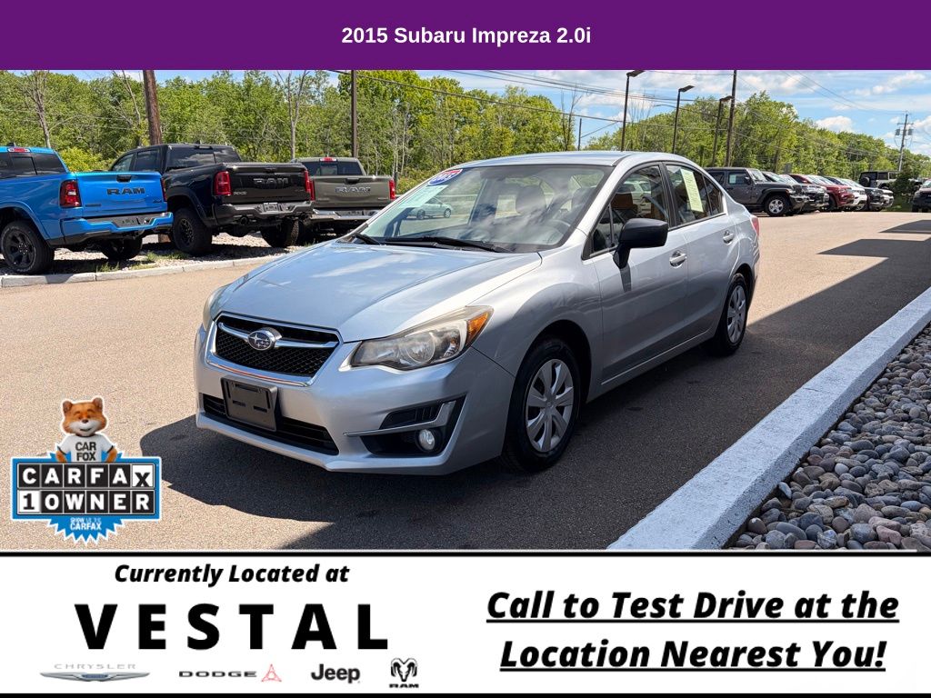 Used 2015 Subaru Impreza 2.0I with VIN JF1GJAA67FG018019 for sale in Vestal, NY