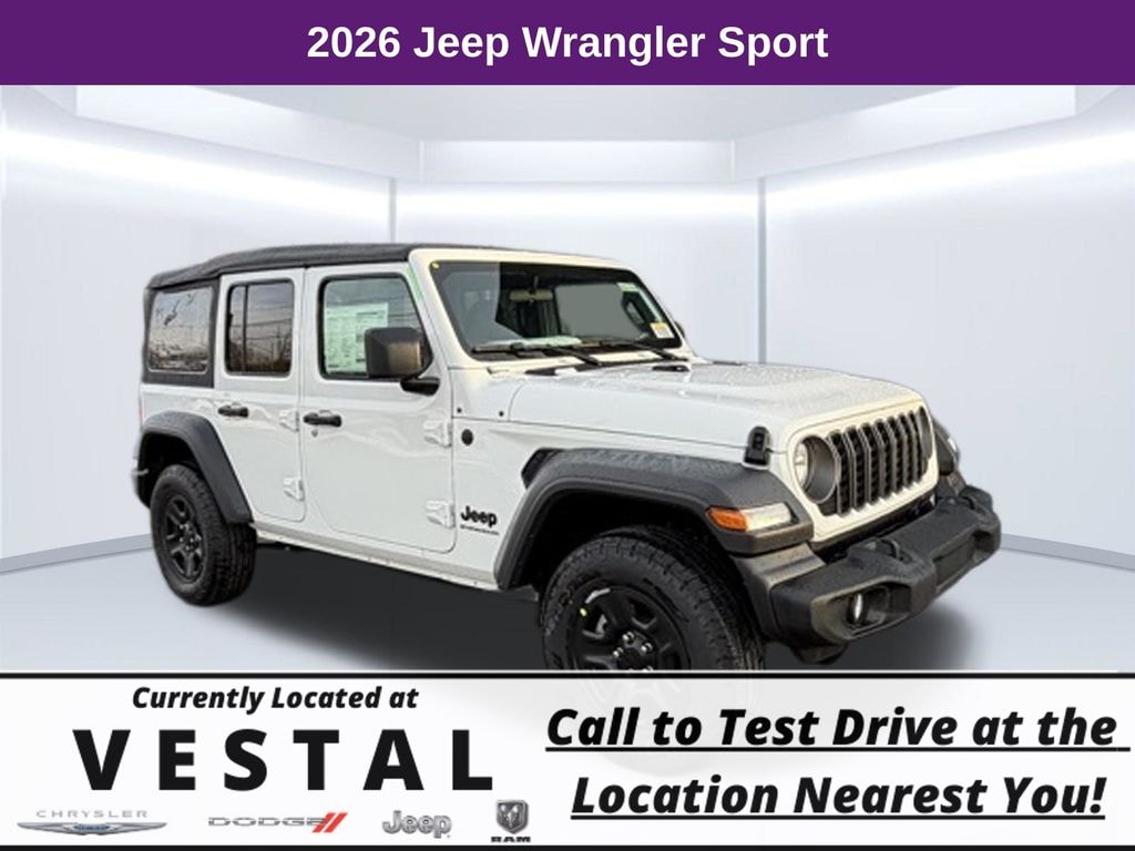 New 2026 Jeep Wrangler Sport Sport Utility