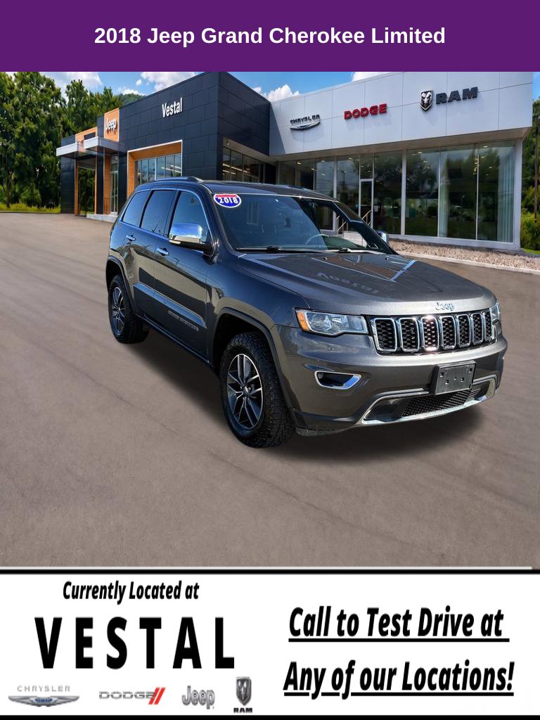 Used 2018 Jeep Grand Cherokee Limited 4x4 SUV