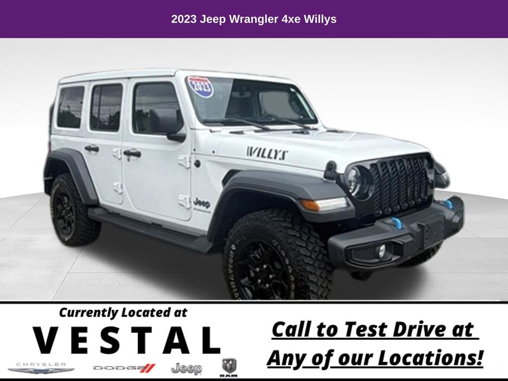 Used 2023 Jeep Wrangler 4xe Willys 4xe SUV