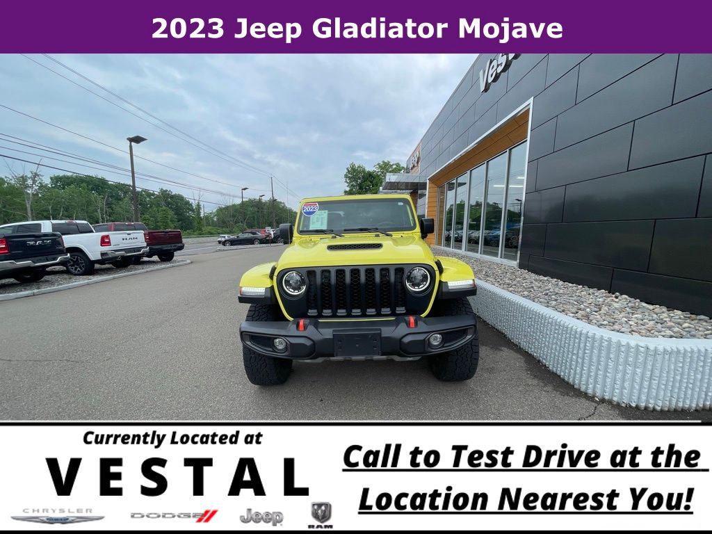 Used 2023 Jeep Gladiator Mojave with VIN 1C6JJTEG5PL555583 for sale in Vestal, NY
