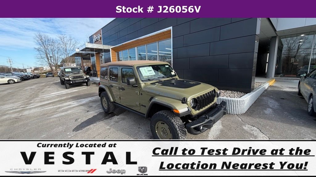 New 2026 Jeep Wrangler Willys Sport Utility